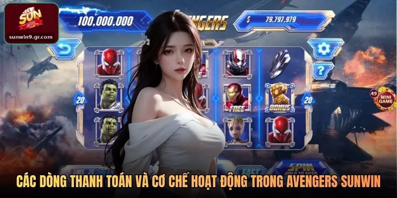 Các dòng thanh toán và cơ chế hoạt động trong Avengers SUNWIN