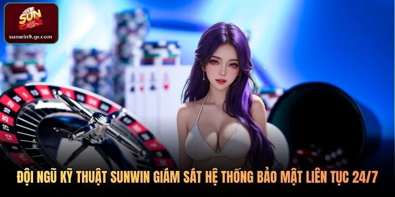 Đội ngũ kỹ thuật SUNWIN giám sát hệ thống bảo mật liên tục 24/7