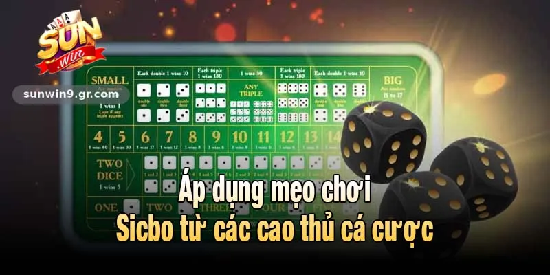Áp dụng mẹo chơi Sicbo từ các cao thủ cá cược