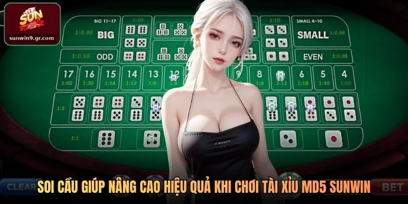 Soi cầu giúp nâng cao hiệu quả khi chơi Tài xỉu MD5 SUNWIN