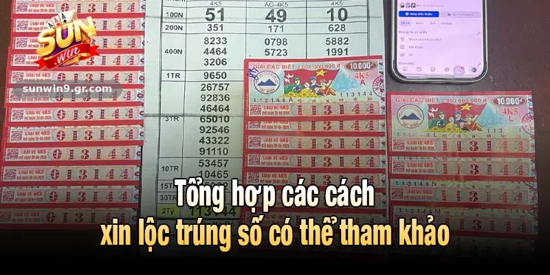 Tổng hợp các cách xin lộc trúng số có thể tham khảo